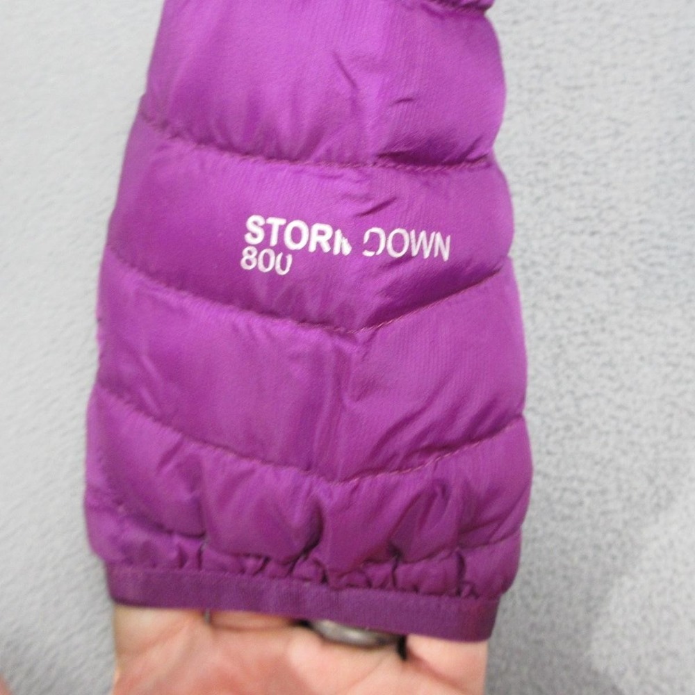 Eddie Bauer First Ascent Down Jacket Womens Medium Purple StormDown 800 Puffer - Picture 2 of 14